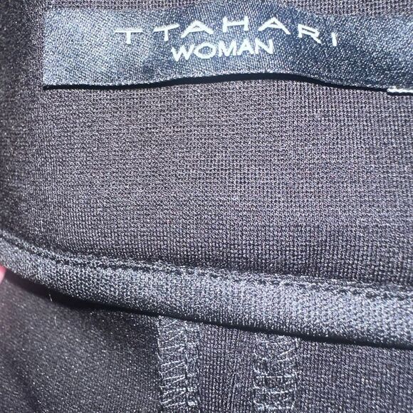 NWTs Tahari Woman Wide Leg Black Career Pants Size 22 - Picture 7 of 8